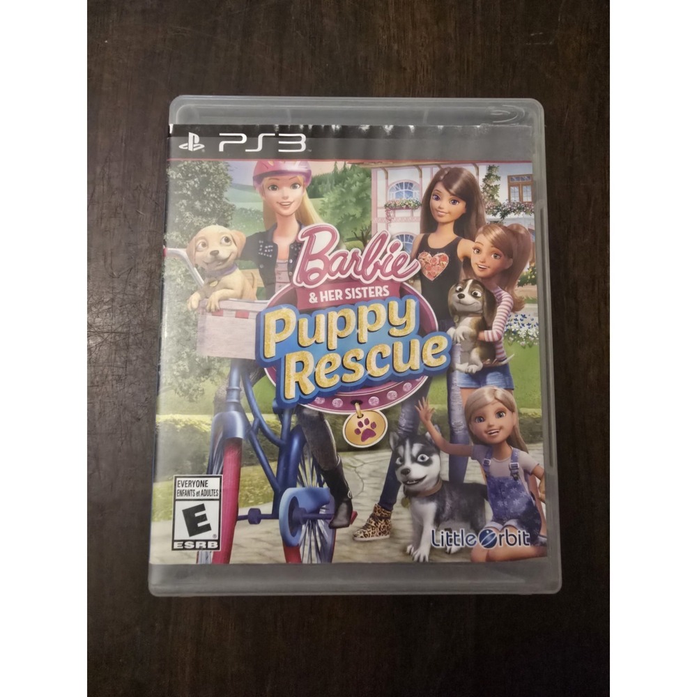 Barbie & Her Sisters Puppy Rescue (Playstation 3) PS3 TESTED